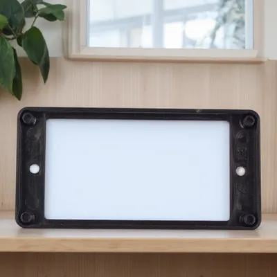 Black Double Coil Pickup Ring Frame for Electric Guitar Humbucker Mount Replacement