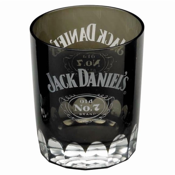 Black Double Shot Glass