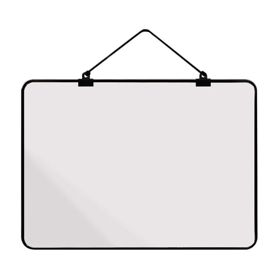 Black Double Sided Magnetic Writing Board Sticky Note Whiteboard Drawing Board Erasable Whiteboard Suitable for Offices Homes Students and Schools 11.81 X 8.27 Inches