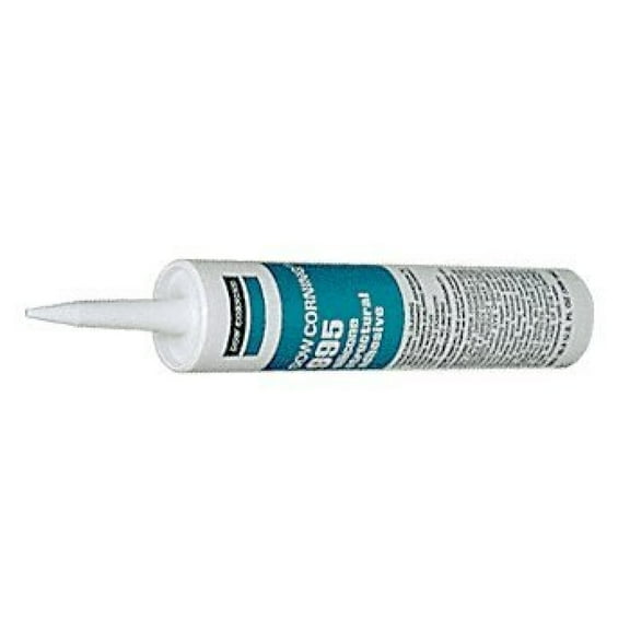 Black Dow 995 Silicone Structural Sealant - 6 Tubes