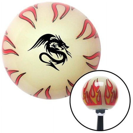 Black Dragon Ivory Flame Shift Knob with M16 x 1.5 Insert Shifter Auto Manual Brody