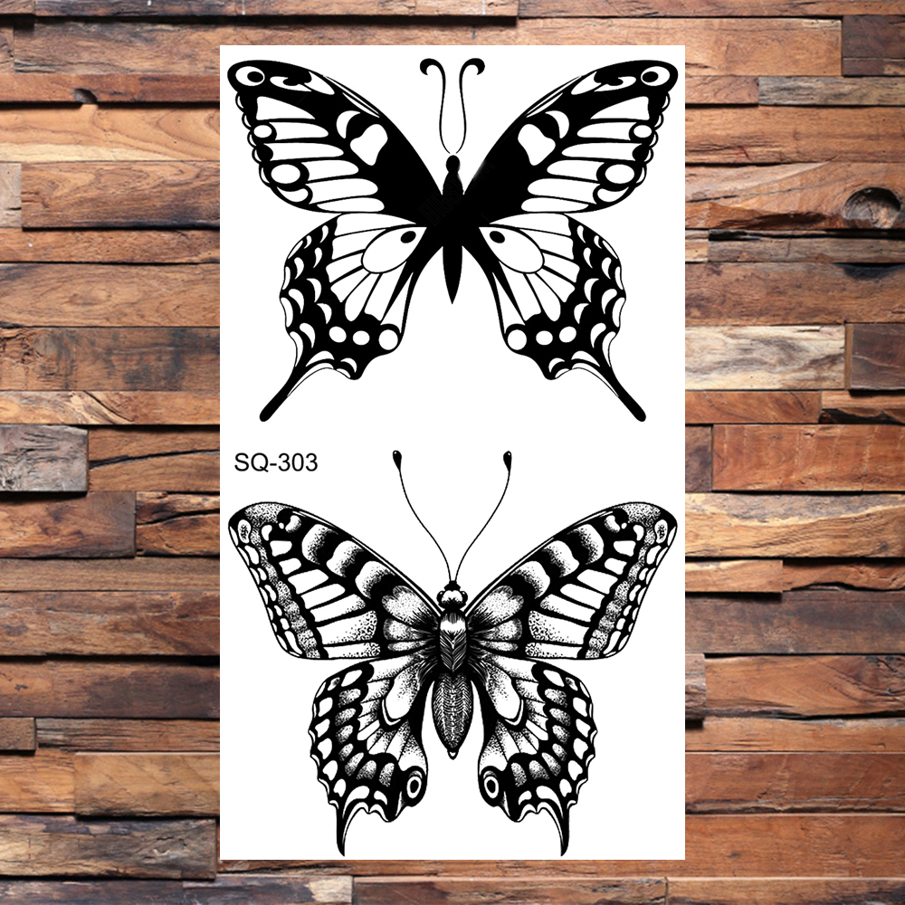 Scorpion Sex 2 Temporary Fake Tattoos - Waterproof & Realistic Insect/Halloween Body Art