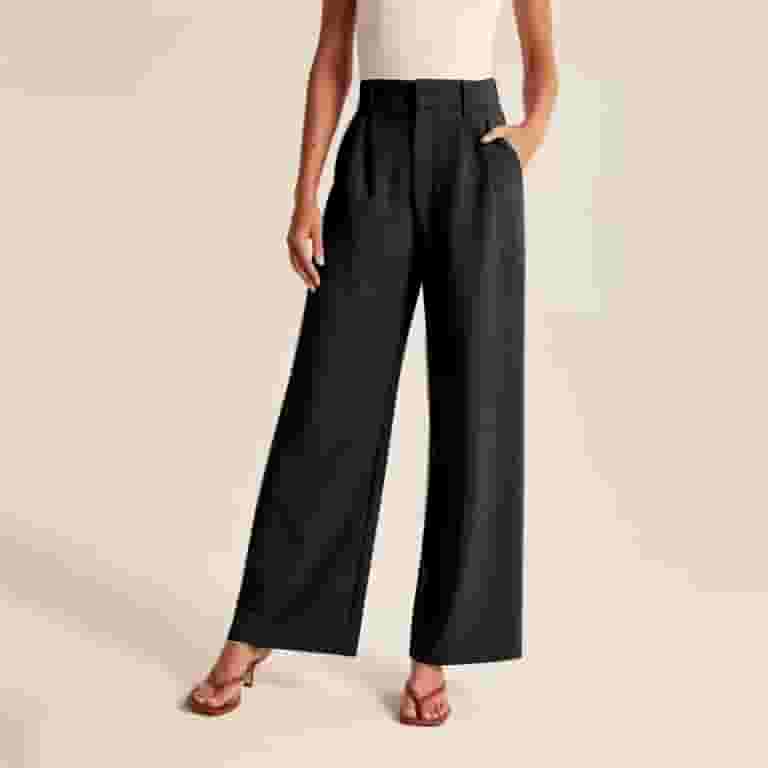 Black Dress Pants Women, Polyester Going Out Outfits For Women, Work Pants For Women, Women Wide Leg Pants For Women Work Business Casual High Waisted Dress Pants Flowy Trousers Office - Walmart.com Black Dress Pants Women, Polyester Going Out Outfits For Women, Work Pants For Women, Women Wide Leg Pants For Women Work Business Casual High Waisted Dress Pants Flowy Trousers Office - Walmart.com