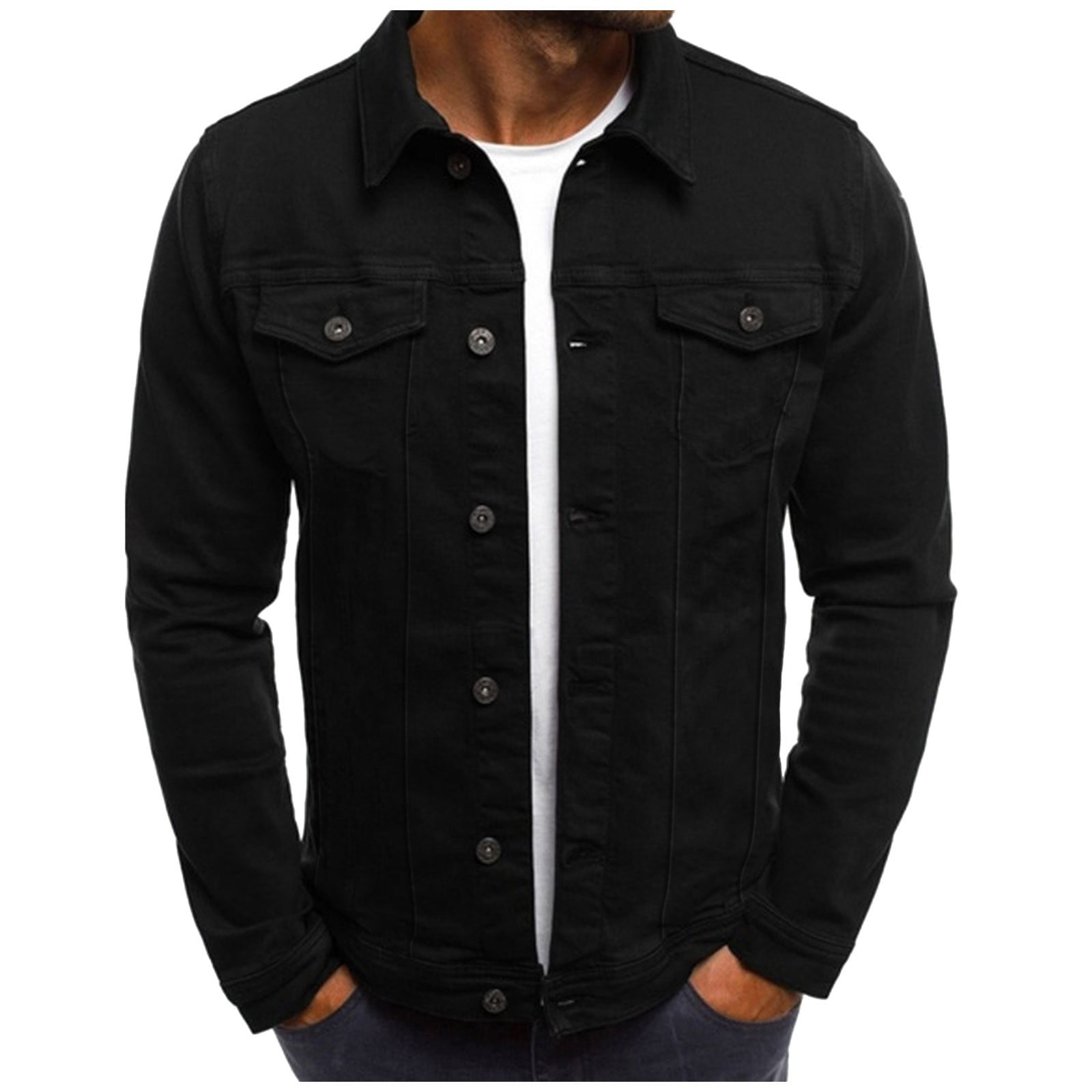 Walmart mens deals black jacket