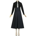 thumbnail image 1 of Women's Mei Mei Themed Black JK Dress Set Fashion Uniform Style Outfit, 1 of 8