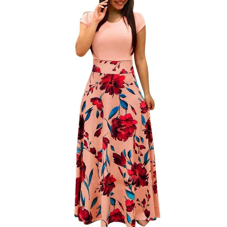 African Dresses For Women Polyester Fashion Spring Summer African Printed  Dress