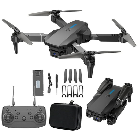 Black Drone With 1080P Hd Fpv Camera Remote Control Toys With Altitude Hold Headless Mode Foldable Design Wifi App Control For Aerial Photography Quadcopter Fun