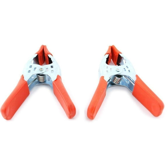 Black Duck Brand 6" Heavy Duty Metal Spring Clamps (2 Pack)