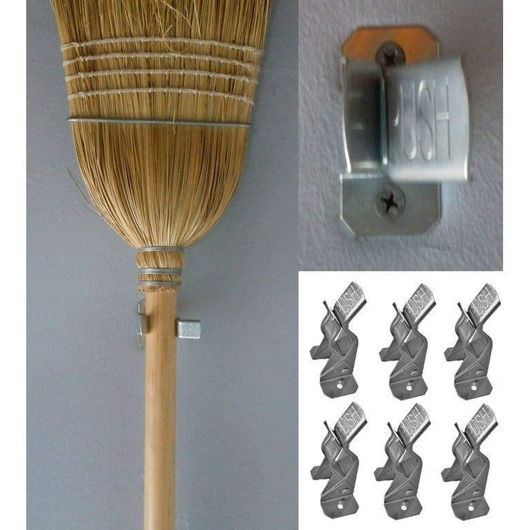 Wall clips for brooms sale