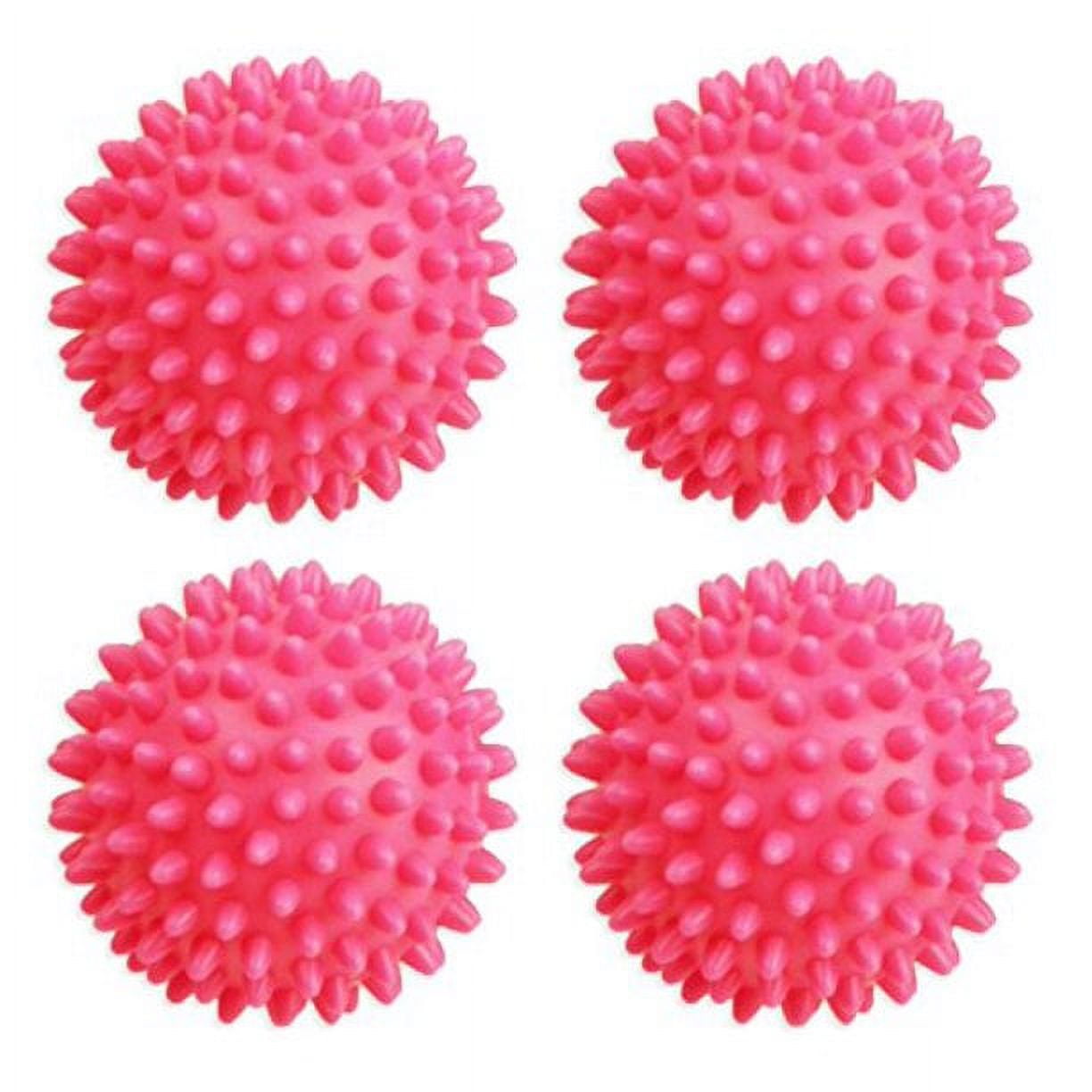 Black Duck Brand Set of 4 Pink Dryer Balls Reusable Dryer Balls Replace Laundry Drying Fabric
