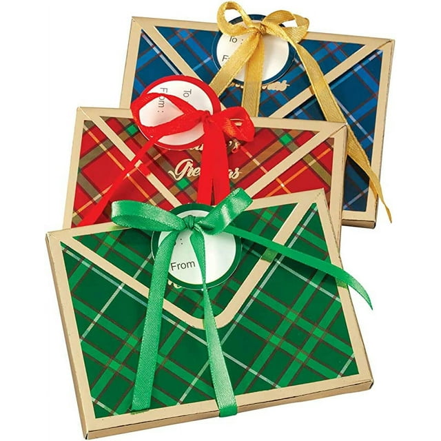 Black Duck Brand Set of 6 Assorted Foil Holiday Money/Gift Card Holder