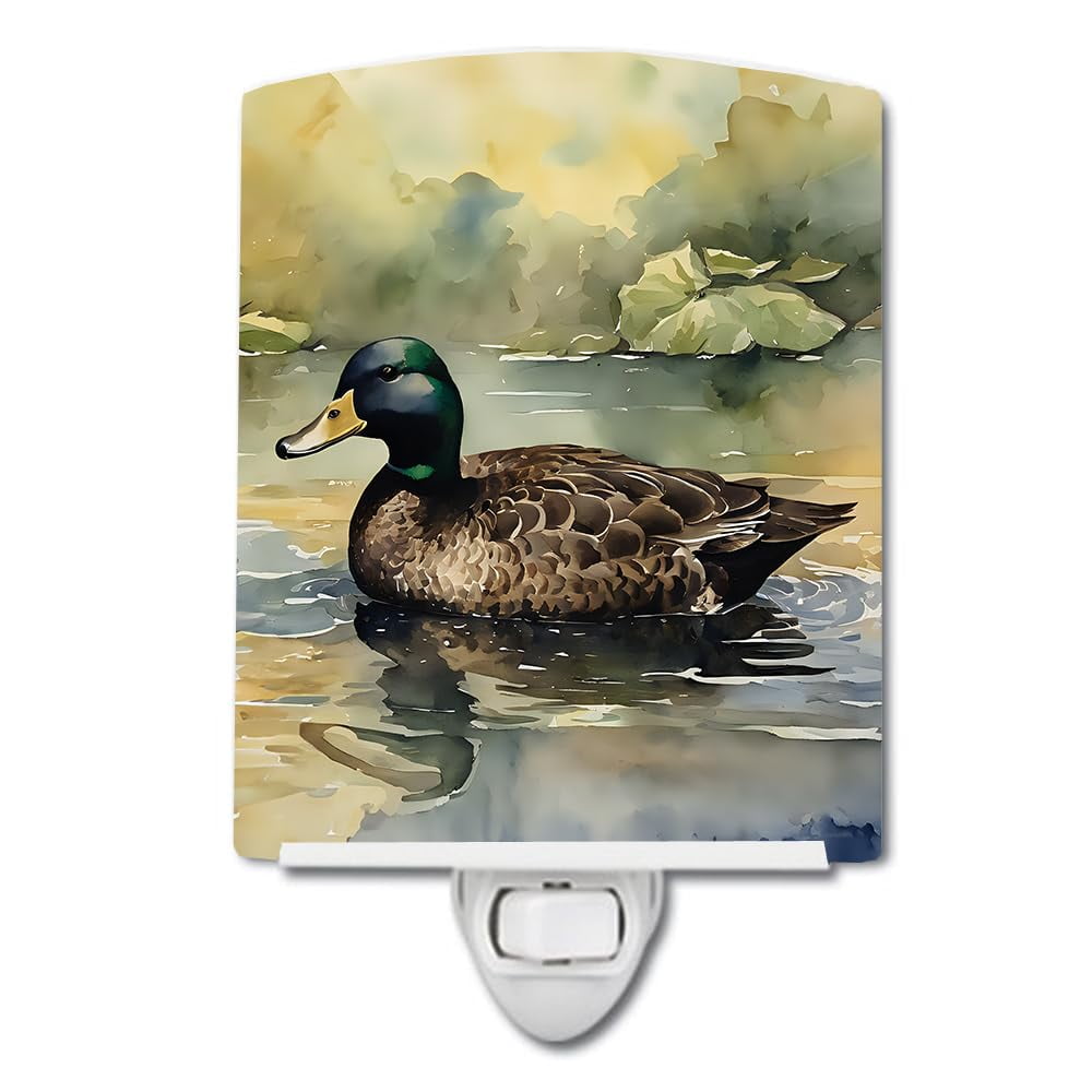 Black Duck Ceramic Night Light 4 in x 6 in