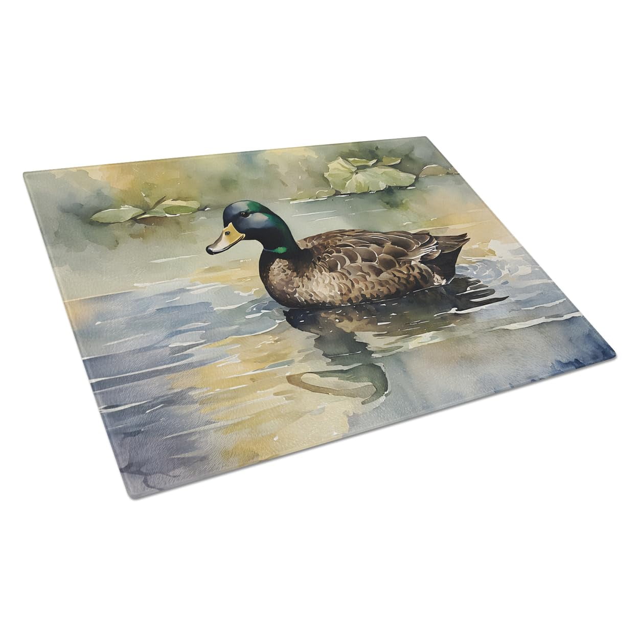 Black Duck Glass Cutting Board 12 in x 15 in