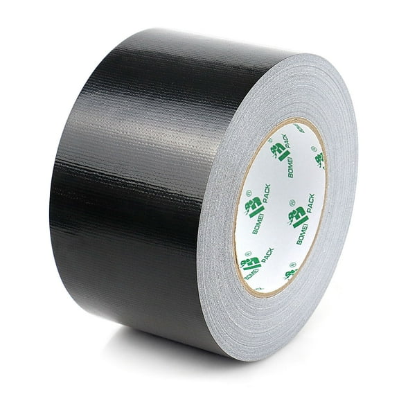Black Duct Tape 3 Inch Wide, Industrial Grade 3 inches x 60 Yards, 9 Mil Heavy-Duty, Waterproof, Strong, Flexible, No Residue, for Crafts & Home Improvement