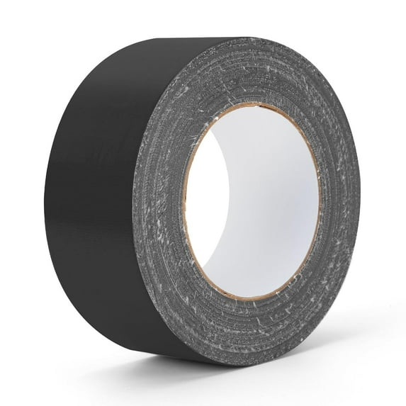 Black Duct Tape Heavy Duty Waterproof, 40 Yards X 2 Inch, 9 Mils Thickness Strong Adhesive Sticky, No Residue, Easy Tear by Hand for Home Repairs Indoor Outdoor Crafts Packing HVAC and Construction