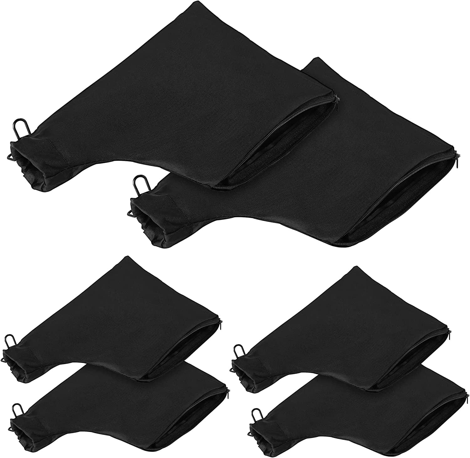 Black Dust Collection Bag for Miter Saw 255 Model with Zipper and Wired Adjustable Stand, Dust