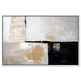 thumbnail image 1 of Black Dust and White Ash I Canvas Black and White Art by Art Remedy, Silver Frame, 54" x 36", 1 of 7