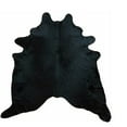 thumbnail image 1 of Black Dyed Brazilian Cowhide Rug, 1 of 1