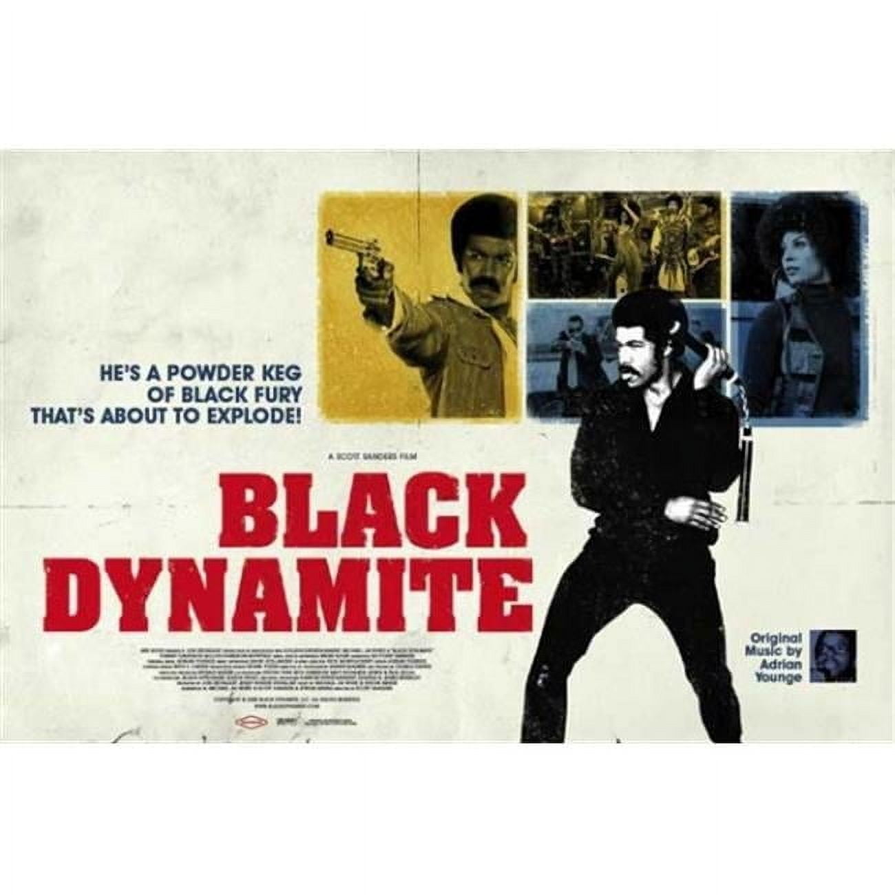 Black Dynamite Movie Poster, 11 x 17 - Walmart.com