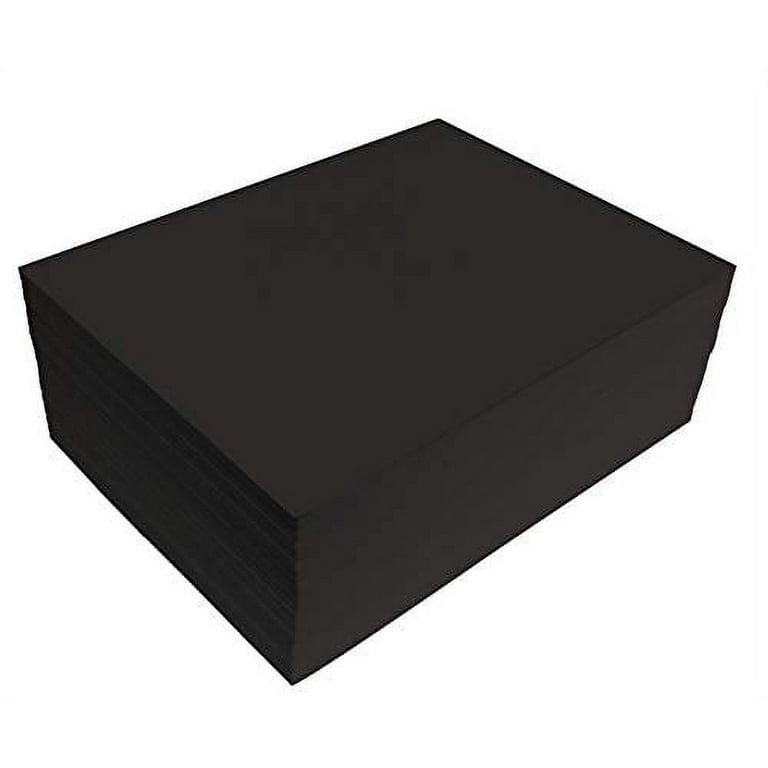 24 Ct Sheets EVA Cosplay Foam in 9” x 12'' Sheets; High Density Thick 6mm  Black