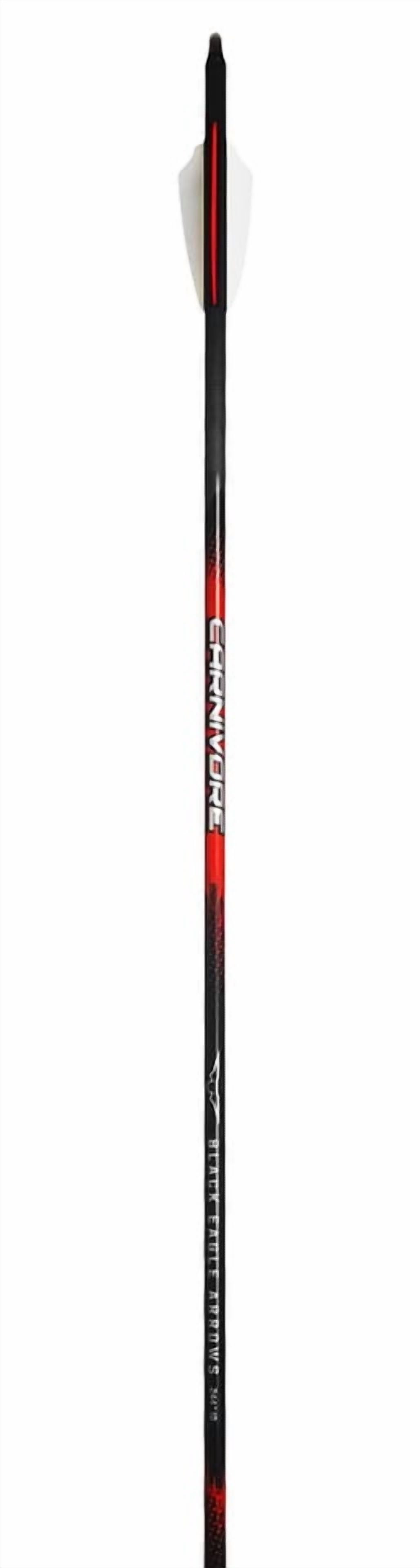 Black Eagle Carnivore Arrows .003 400 2.5 in. Shield Cut 6 pk. main image 1