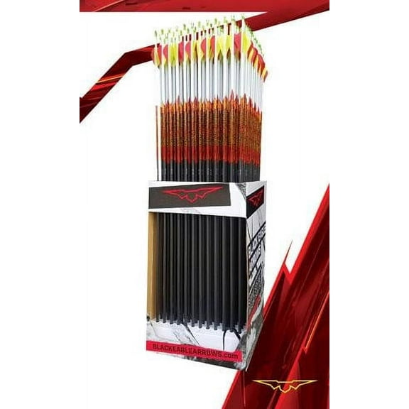 Black Eagle Outlaw Arrows - 32" - 400 Spine - .005 - White - 6 Pack