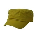 thumbnail image 1 of Black Eagles BP081-18 Plain Washed 100% Cotton Cadet Army Cap, Gold, 1 of 1