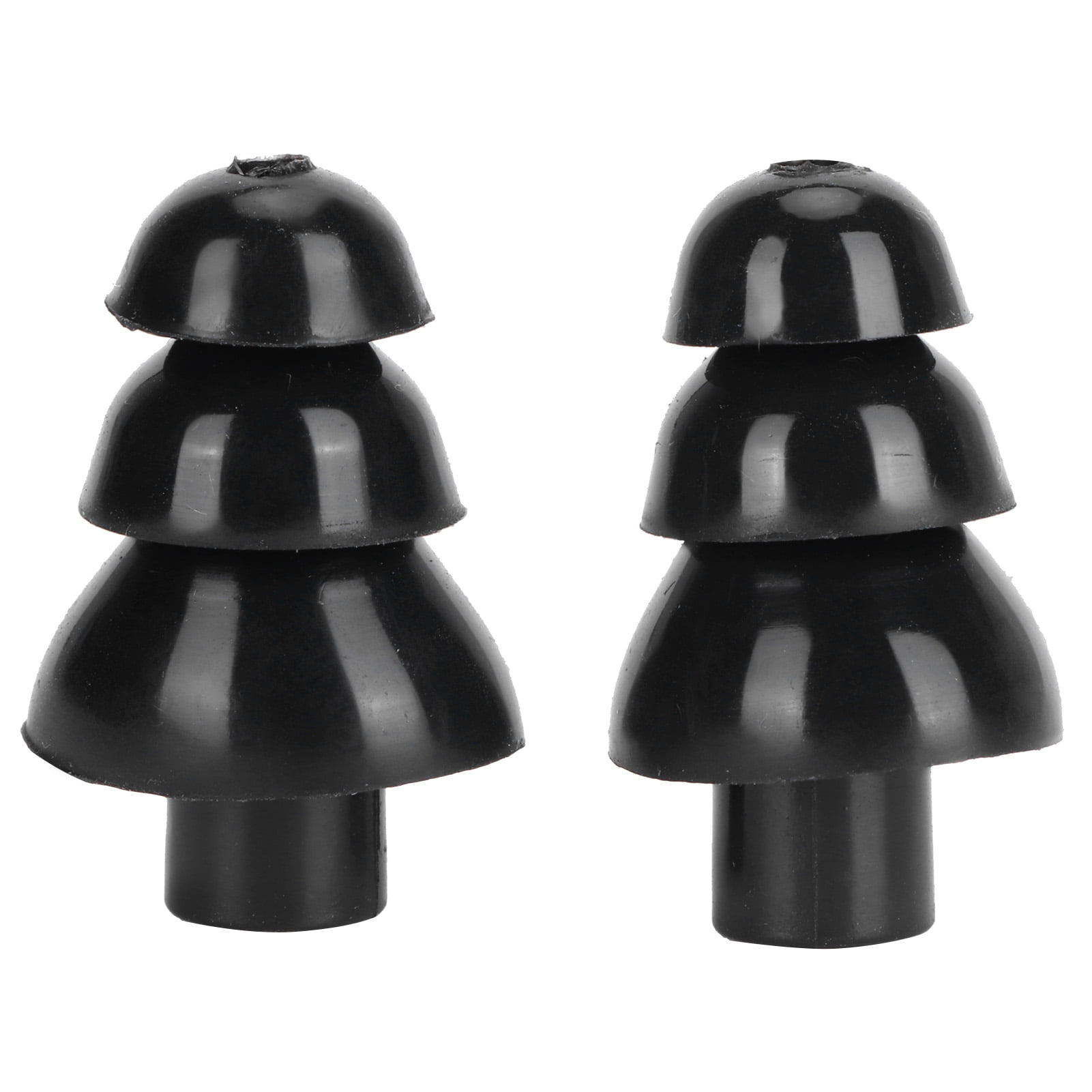 Black Ear Plugs Reusable Noise Reduction Waterproof Swimming Earplugs