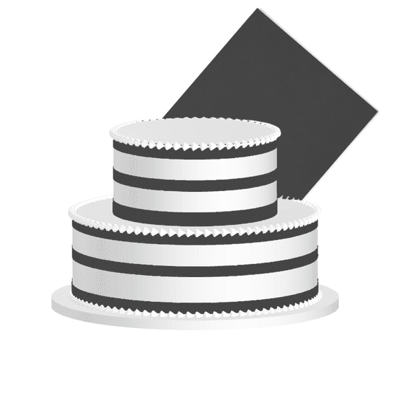 Black Edible Frosting Sheet Premium Icing Sheet for Cakes, Cupcakes, Cookies & Dessert Decorating