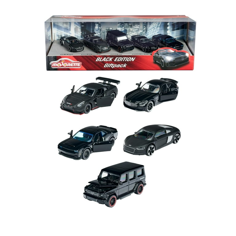 Black Edition (2023) Giftpack 5 Piece Set 1/64 Diecast Model Cars