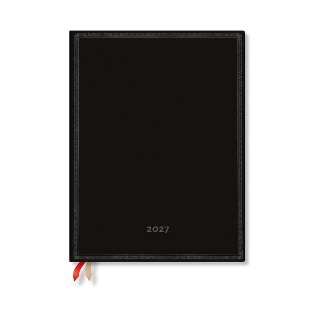 Black Edition 2027 Black Edition Bold Ultra Softcover 12-Month Daily Planner, 432pg, 80gsm by Paperblanks (Black Edition), (Paperback)