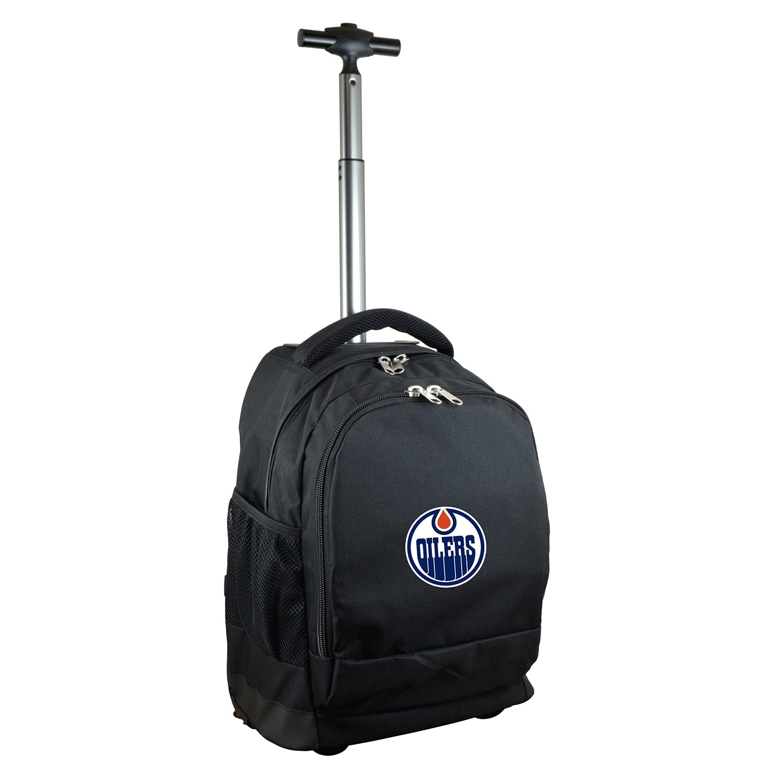 Black Edmonton Oilers 19'' Premium Wheeled Backpack
