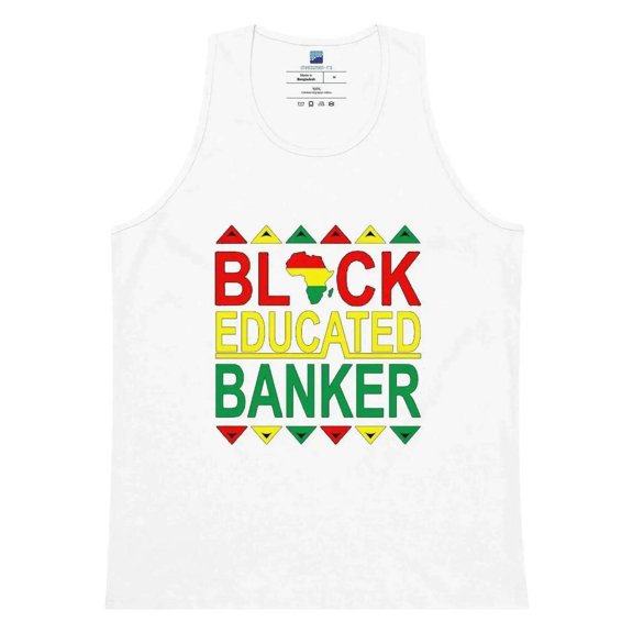 Black Educated Banker Tank Top