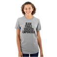thumbnail image 1 of Black Educated Empowered Feminist Women's Graphic T Shirt Tees Brisco Brands S, 1 of 5