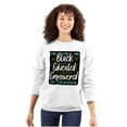 thumbnail image 1 of Black Educated and Empowered Quote Women Plus Size Crewneck Sweatshirt Brisco Brands 5X, 1 of 4