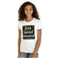 thumbnail image 1 of Black Educated and Empowered Quote Womens Slim Fit Graphic Tee Brisco Brands L, 1 of 4