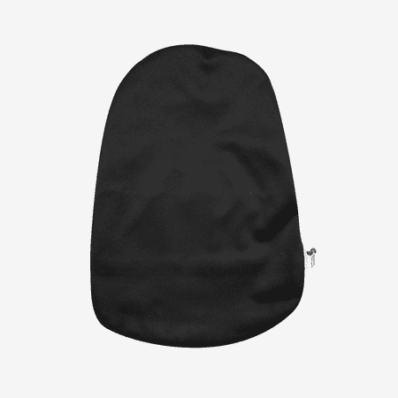 Black Elastic Ostomy Bag Cover, Ileostomy Cover, Adjustable Colostomy Bag Cover, Stoma Pouch Cover 5"x8" w/Large Flange Opening