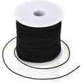 thumbnail image 1 of Black Elastic String for Bracelets 1.5 mm Elastic Cord Thread for Jewelry Making 100 Meters, 1 of 6