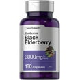 thumbnail image 1 of Black Elderberry Capsules 3000mg | 180 Pills | by Horbaach, 1 of 6