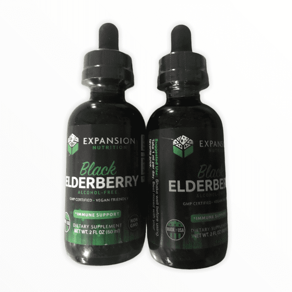 Black Elderberry Liquid Extract - 2 Pack