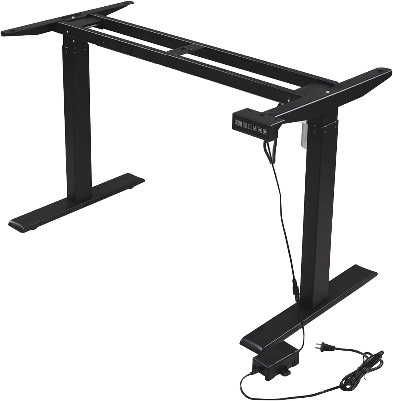 Black Electric Adjustable Desk Frame, Lifting Stand Up Desk Frame