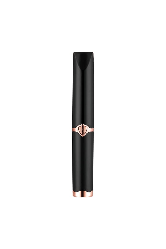 Black Electric Eyelash Curler Kit With Built In Comb For Lash Styling