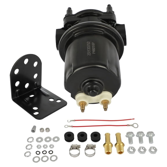 Black Electric Fuel Pump Alternative 100GPH 15 PSI P4601HP
