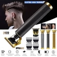 thumbnail image 1 of Black Electric Hair Clipper USB Barber Rechargeable Waterproof Professional Hair Trimmer Shaver Beard 0mm for Men Women Children, 1 of 8