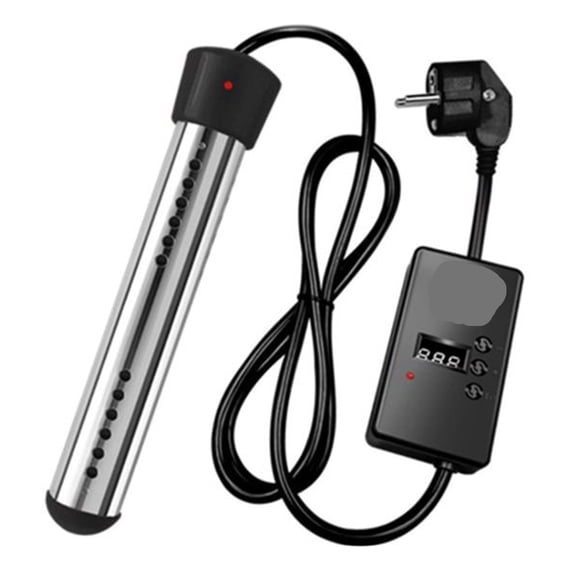 Black Electric Heater Boiler Water Heating Elements Portable Immersion Swimming Pool ,Safety Design