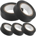 thumbnail image 1 of 5pcs Black PVC Electrical Tapes for Repairing Use Outdoor Heat Insulated Tapes 10m, 1 of 6