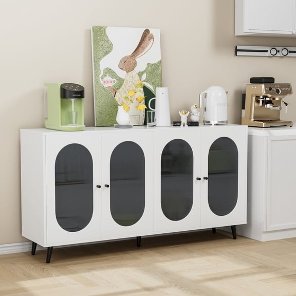 Black Elegant Design - Partition Storage Function - Kitchen Pantry - Store Seasonings and Utensils