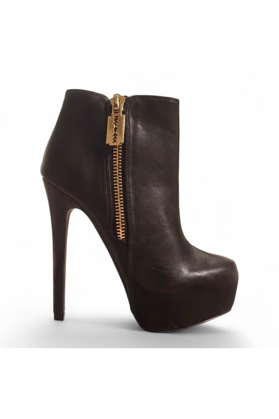 Black Elevation Platform Boot