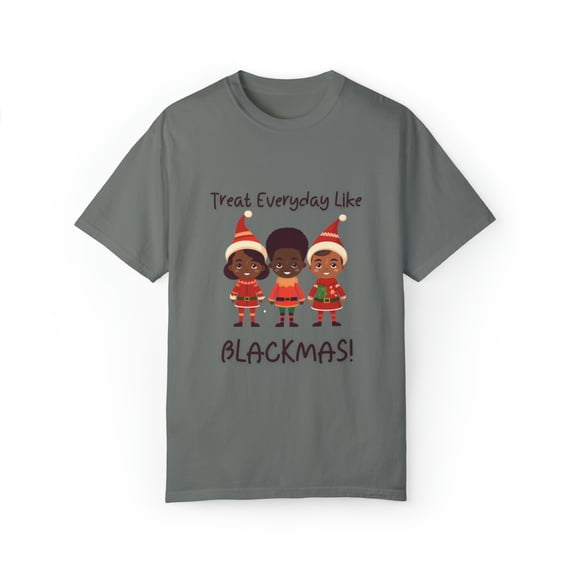 Black Elves Blackmas XMAS Unisex Garment-Dyed T-shirt