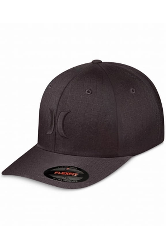 Black Embroidered Logo Cap L-XL